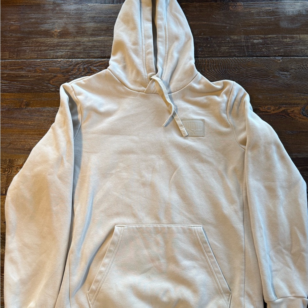 Puma Men's Off-White Hoodie